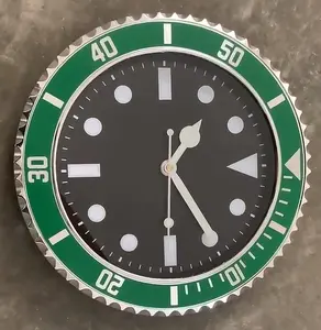 שעון קיר שעון קיר 12 אינץ' קישוט שעון קיר לעיצוב הבית קוורץ אנלוגי סלון