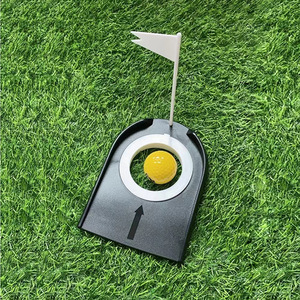 <span class=keywords><strong>Golf</strong></span> Putting Cup Hole Training Aids Putters avec drapeau en plastique pour adulte Office <span class=keywords><strong>Garage</strong></span> Yard Indoor Outdoor Practice - Product Image 1