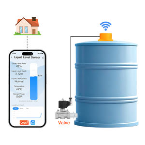 Moray ME201WV Valvola Solenoide Normalmente Chiusa Indicatore di Livello dell'Acqua <span class=keywords><strong>Wireless</strong></span> WiFi Tuya Controllore per Serbatoio d'Acqua - Product Image 1