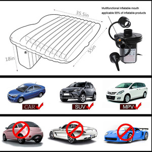 SUV Nệm Không Khí Với <span class=keywords><strong>2</strong></span> Gối Bơm Hơi Nệm Không Khí Xe Du Lịch Nệm Bơm Hơi Không Khí Cắm Trại Giường Thoại Di Động Chuyên Dụng Đệm - Product Image 4