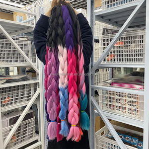 ביטויי נאומים 240g en gros tressag de cheveux סינתינותט שיער בתפזורת 100 גרם 165 גרם 240g במלאי - Product Image 2