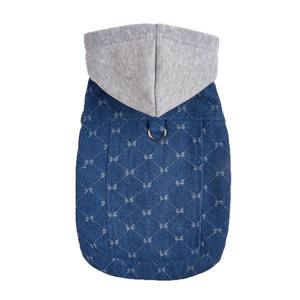 Nova Moda <span class=keywords><strong>2026</strong></span>: Roupa de Cowboy para Cães com Capuz, Conjunto de Jeans e Poliéster para Cães, Coleção Primavera/Verão - Product Image 5