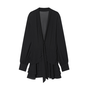 Black Dresses - Black Tunic Dresses for Women - 2025 New Style