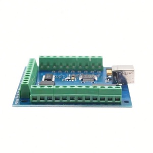 การ์ดควบคุมการเคลื่อนที่ Mach3 12-24V 100KHz รองรับตำแหน่งที่จำกัด การ์ดควบคุมการเคลื่อนที่แบบ USB 4 แกน การ์ดควบคุม CNC MACH3 - Product Image 5