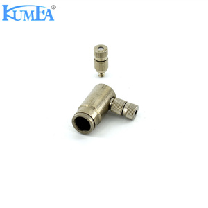 KUMEA Boquilla de atomización de microagua de baja presión para enfriamiento y desempolvado, con conexión rápida de dos secciones, para nebulización en invernaderos - Product Image 1