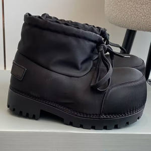 Botas de Nieve con Cordones y Punta Ancha para Hombre y Mujer, Invierno 2025, Suela Gruesa, para Exteriores, Estilo Informal, Cálidas, con Aumento de Altura - Product Image 6