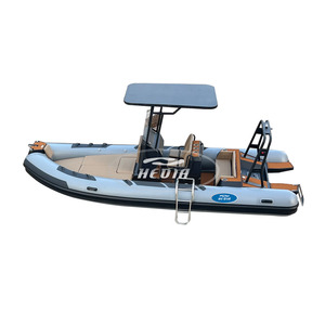 Nhôm hull 19ft 580cm sang trọng thể thao Inflatable thuyền sườn với PVC hoặc hypalon ống để bán - Product Image 4