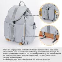 Échantillon Gratuit - Sac à Dos de Skateboard Léger et Élégant en Polyester PVC avec Fermeture Éclair pour Sports de Plein Air