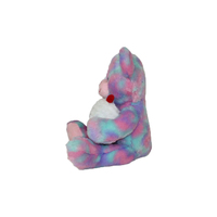 Costume de mascotte ours en peluche rose crème glacée KINGSTONE 30CM, grand jouet en peluche doux rembourré en coton PP, anti-stress, lavable