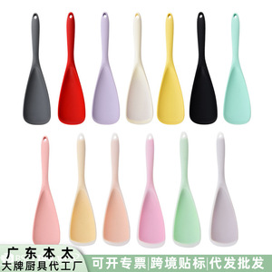 All <b>Silicone</b> Duckbill Spatula Non Stick High Temperature Resistant Kitchen Cooking <b>Tool</b> For Salads - Product Image 5