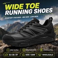 Zapatillas de Trail Running al por Mayor con Puntera Ancha, Malla Transpirable, Suela de Goma Acolchada, Zapatillas Deportivas para Exteriores EU 36-47