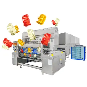 Fully automatically gelatin free ,gluten free apple cider vinegar gummy candy production line