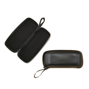 Black Rectangle Hard Eyeglasses <b>Case</b> With Zipper <b>For</b> Sunglasses And Optical <b>Glasses</b> Bsll - Product Image 5