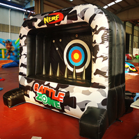 Équipement de jeu gonflable de tir sur cible pour événements sportifs, de carnaval et de fête, jeu de tir aux balles à louer