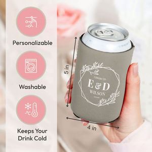 Refroidisseur de canettes personnalisé pour mariage, Refroidisseur de canettes personnalisé pour mariage avec motif animal de compagnie, Refroidisseur de canettes - Product Image 2