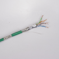 305m 1000FT 24awg 0.5mm inti 4-pasang angkat FTP Cat5/Cat5e kabel LAN dengan kabel komunikasi konduktor tembaga telanjang