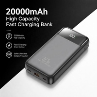 Batteries externes OEM haute capacité 20000mAh, ultra-minces, portables, à charge rapide avec Micro USB pour téléphones mobiles