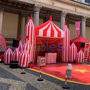 Arche d'entrée de <span class=keywords><strong>cirque</strong></span> gonflable pour la décoration d'événements de carnaval, <span class=keywords><strong>fond</strong></span> de <span class=keywords><strong>cirque</strong></span> gonflable pour la publicité - Product Image 4