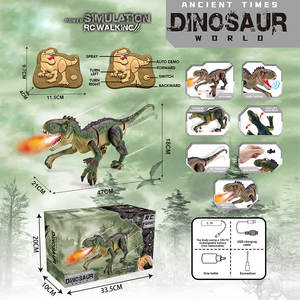 Détection de l'évitement des obstacles avec capteur de lumière et de pulvérisation Jouet de marche en plastique Rc <span class=keywords><strong>T</strong></span> <span class=keywords><strong>Rex</strong></span> Dinosaure - Product Image 2