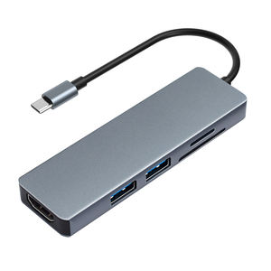 Hub Tipo-C 5 en 1 de Alta Calidad, 4K para HDMI, Estación de Conexión Multipuerto con USB3.0, SD, TF, Adaptador de Carga USB-C PD para Macbook Pro - Product Image 4