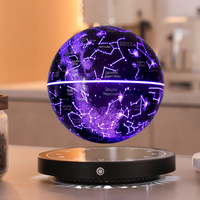 Reloj Magnético Levitante RGB de Múltiples Colores con Bola de Luz Estrellada Flotante para Regalos de Bienvenida