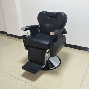Black Barber <b>Chair</b> Luxury <b>Chair</b> with Liquid Pump Man Barber Salon Furniture - Product Image 4