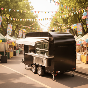 Remolque Móvil para Venta de Alimentos, Remolque de Comida con Descenso Automático, Remolque para Bebidas Frías - Product Image 1