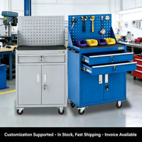 Armoire à outils mobile multifonctionnelle personnalisable OEM/ODM/OBM pour réparation automobile, 10 tiroirs, robuste, capacité 300 kg, usage industriel