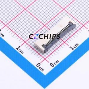 XW0520012-240R-001 FFC/FPC Connector SMD,P=0.5mm,Horizontal Mount Connector Flip Cover Type Bottom Contact 24P 0.5mm - Product Image 1