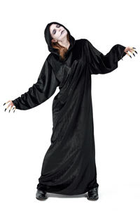 2025新スタイル大人黒魔女悪魔衣装中世乙女ハロウィンファンシーコスプレドレス - Product Image 3