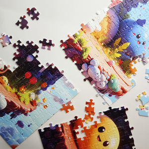 Fabricant de Puzzles Éducatifs Cartoon Personnalisés en Gros Pour Enfants/Adolescents & Adultes DIY <span class=keywords><strong>1000</strong></span> <span class=keywords><strong>Pièces</strong></span> Multi-Matériaux - Product Image 3