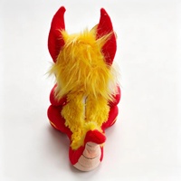 Peluche Dragon Articulée Brodé 30CM 100% Polyester Couleur Personnalisable Adorable Coffret Cadeau