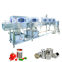 Roestvrijstalen Fruit-En Groentewasmachine Tomatenstoomschilmachine Tomatenverwerkingslijn