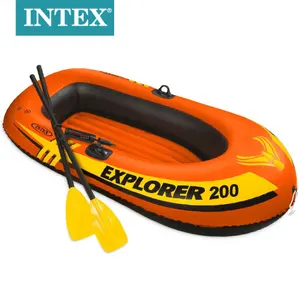 Intex 58331 Khám Phá 200 Thuyền Đặt Thuyền Bơm Hơi Trôi Thuyền Kayak Cao Su
