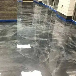 Resina epóxi cristal transparente e endurecimento, revestimento para trabalhos com mesa de madeira fundição profunda, piso metálico 3d