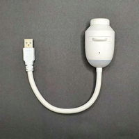 Projecteur d'étoiles rotatif USB, veilleuse LED à changement de couleur RGB, lampe de projection galaxie pour voiture/plafond de chambre, tactile, mini, en ABS