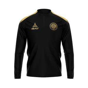 Custom Brand Heren Voetbal Trainingsjack Lange Mouw Kwart Rits Voetbaljack Groothandel - Product Image 1