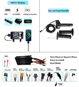 Kit di Conversione Bici Elettrica con Limite di Velocità a 25 km/h, Motore Ebike 1500W-2000W-3000W-5000W e Batteria al Litio a Triangolo 72V/48V/52V - Product Image 6