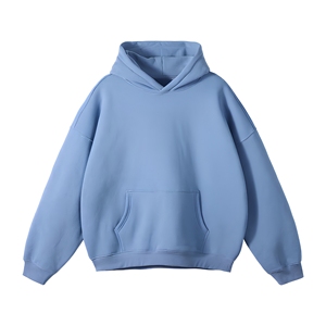 เสื้อฮู้ดดี้โอเวอร์ไซส์ผ้าเทอร์รี่คอตตอน 100% หนัก 500 GSM พรีเมียม แบบสวม Unisex มีกระเป๋าจิงโจ้ ไม่มีเชือกผูก ขายส่ง - Product Image 1