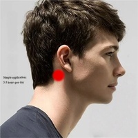Nouveauté Patch personnalisable pour soulager les acouphènes Patch doux non irritant pour le massage des points d'acupuncture de l'oreille pour réduire le bruit des acouphènes