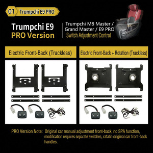 Accessori per l'aggiornamento del sedile <span class=keywords><strong>VIP</strong></span> Captain per Trumpchi E9 PRO M8 Master Grand Master, Kit Elettrico Senza Binari con Controllo a Interruttore, Ingrosso - Product Image 3