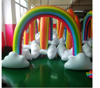 Jouets gonflables pour enfants arc-en-ciel arroseur d'eau Splash jouets pour enfants pelouse cour, arrière-cour