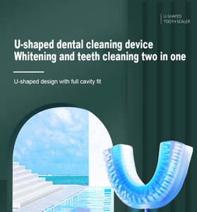 Neujahrsgeschenk Massagegerät - Elektrische Zahnbürste mit U-förmiger Ultraschalltechnologie für 360° Ultraschallreinigung - Product Image 3