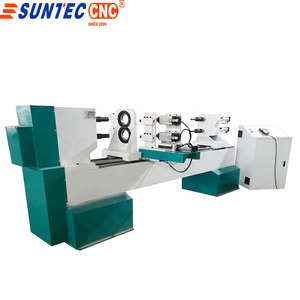 Suntec ST-1530 4 trục <span class=keywords><strong>3D</strong></span> mô hình CNC gỗ Máy tiện quay với đánh bóng cho Bóng Chày BAT làm - Product Image 4