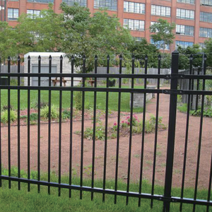 Panneaux de clôture en aluminium, en fer forgé, en tôle d'aluminium et en tube carré thermolaqué, prix usine - Product Image 3