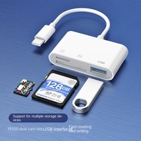 Lecteur de cartes externe Type-C (TF/SD/XD/CF) pour téléphones mobiles - Adaptateur tout-en-un