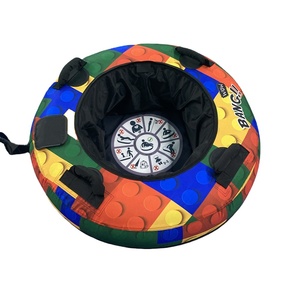 أنبوب تزلج قابل للنفخ للاستخدام الخارجي لشخص واحد، زلاجة ثلجية للبالغين، لعبة قابلة للنفخ ممتعة للأطفال في الهواء الطلق - Product Image 1