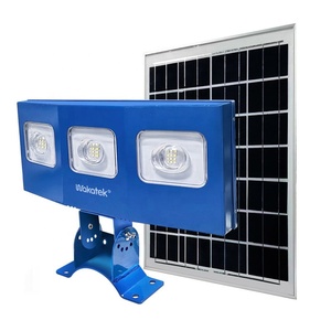 WAKATEK Lumière d'inondation solaire alimentée par Solor Chemin de terre rechargeable 200W 300w Led Street grandes lumières solaires d'extérieur - Product Image 2