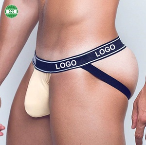 Logo personnalisé rose Jockstrap sous-vêtements pour garçons gays impression <span class=keywords><strong>drôle</strong></span> <span class=keywords><strong>string</strong></span> pour <span class=keywords><strong>homme</strong></span> - Product Image 3