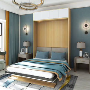 Venta al por mayor de calidad superior cama Murphy Horizontal con doble capa de escritorio muebles cama de pared para la venta - Product Image 3